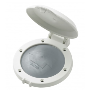 VETUS WHITE FOOT SWITCH WITH GREY DIAPHRAGM, WATERPROOF