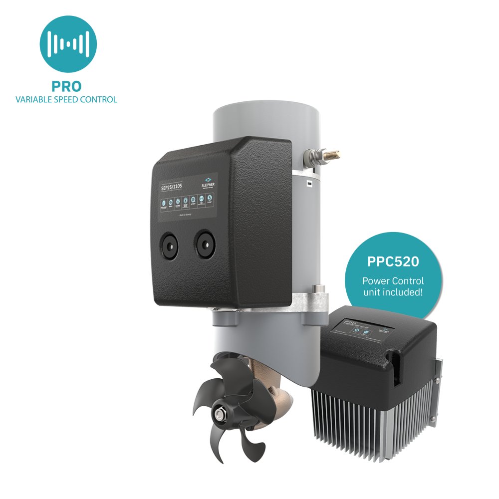 SEP25 PRO™ tunnel bow thruster 12V